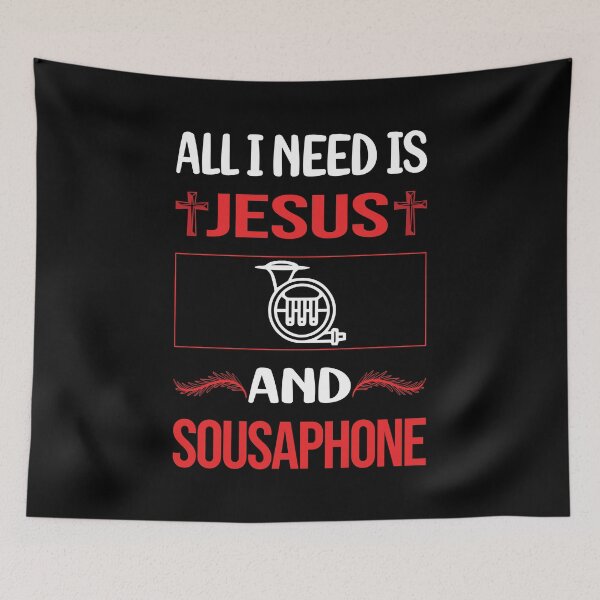 Item preview, Funny Jesus Sousaphone designed and sold by SunnyShop123.
