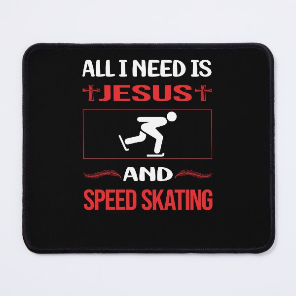 Item preview, Funny Jesus Speed Skating Skate Skater designed and sold by SunnyShop123.