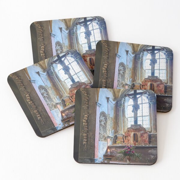 Item preview, Sedlec Ossuary Altar Photo Art, Skull Bone Church designed and sold by Sedlec Ossuary Project.