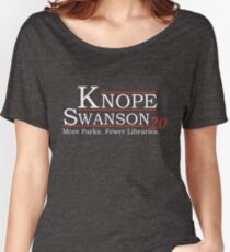 Camiseta ancha para mujer Knope Swanson 2020