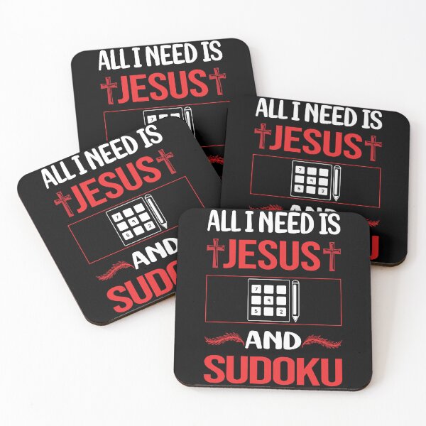Item preview, Funny Jesus Sudoku designed and sold by SunnyShop123.