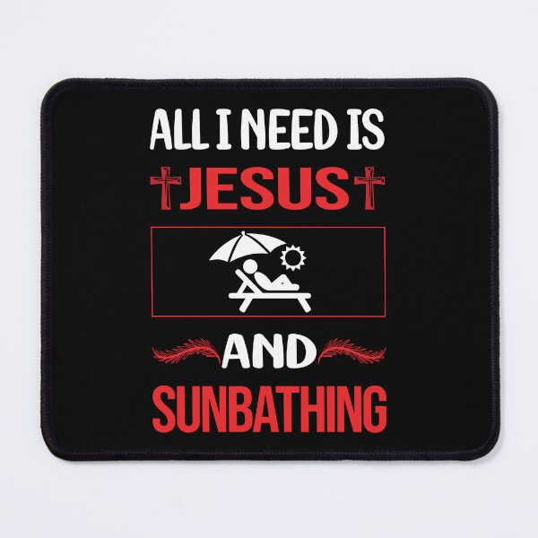 Item preview, Funny Jesus Sun Bathing Sunbathing Sunbathe designed and sold by SunnyShop123.