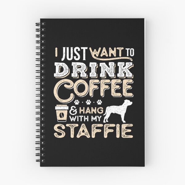 Item preview, Staffordshire Bull Staffie Dog Dad Mom And Drink Coffee designed and sold by rafaeltto.