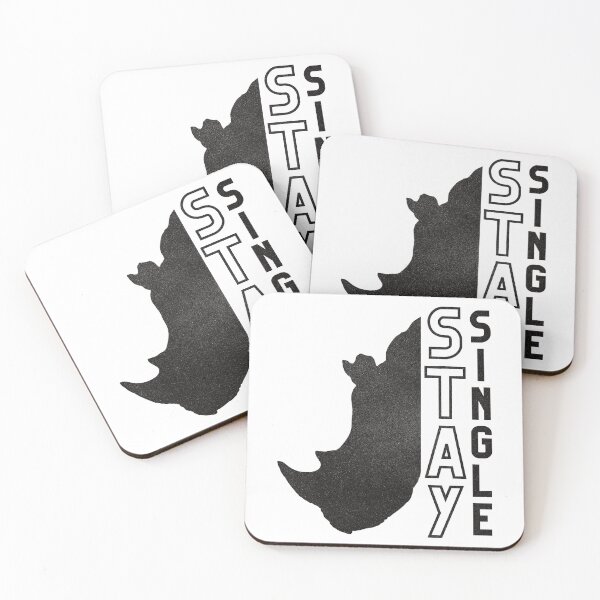 Item preview, Rhinoceros Stay Single designed and sold by calalassy.