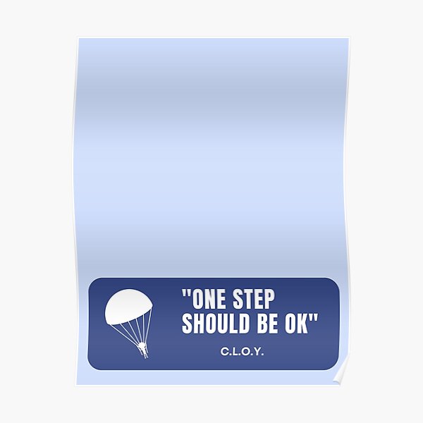 "CRASH LANDING ON YOU quotes CLOY Captain RI" Poster for Sale by