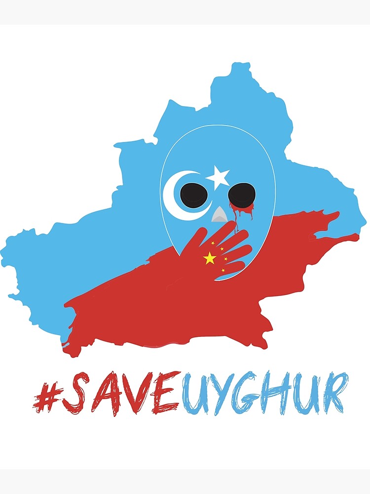 "Save Uyghur - Free Uyghurs" Poster for Sale by StellDesign | Redbubble