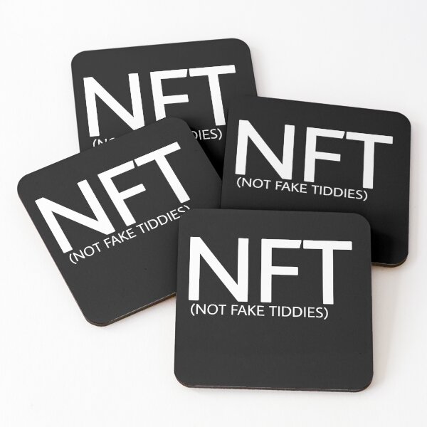 Item preview, NFT - Not Fake Tiddes Funny Quotes  designed and sold by Angees.