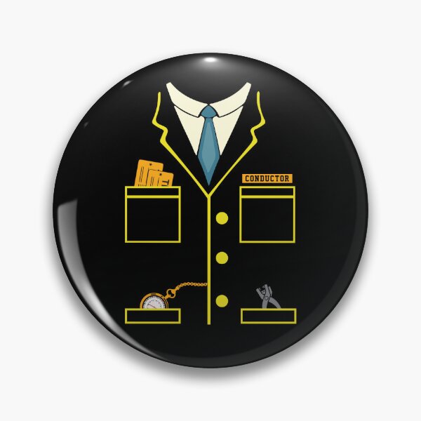 Item preview, Train Conductor Train Driver Train Costume Railroad designed and sold by Lenny Stahl.
