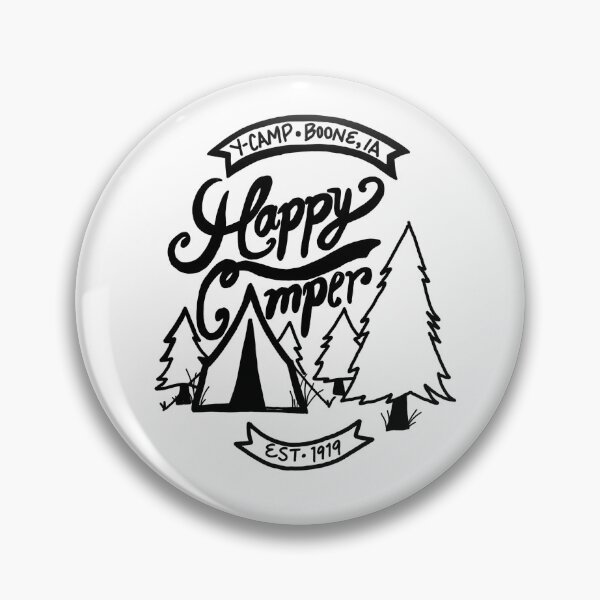 Item preview, Y Camp Happy Camper  designed and sold by DesMoinesYCamp.