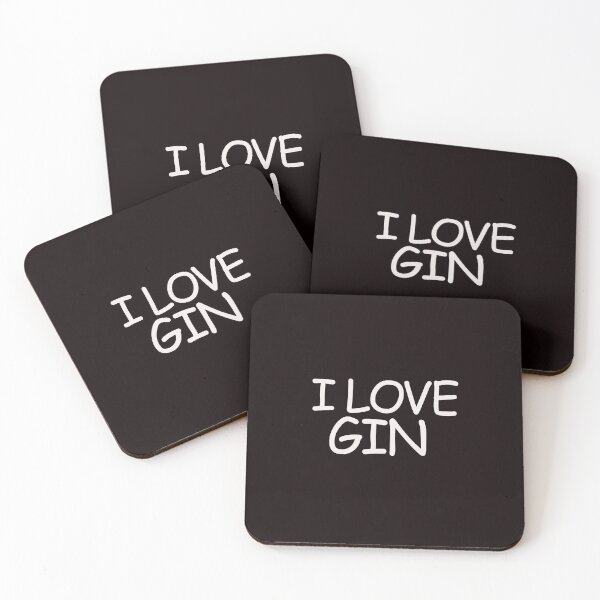 Item preview, i love gin designed and sold by justplainwords.