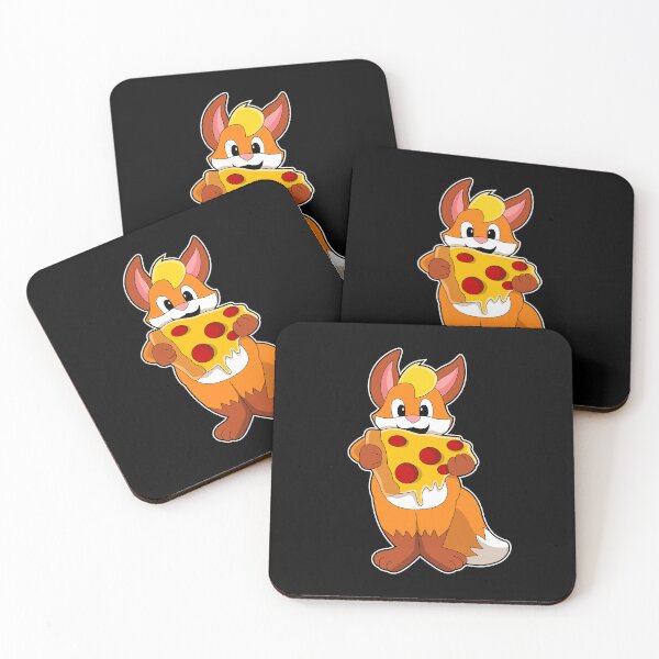 Item preview, Fox with Pizza designed and sold by Snabdesign84.