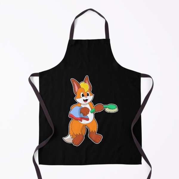 Item preview, Fox with Towel & Brush designed and sold by Snabdesign84.