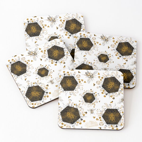 Item preview, Vintage Honey Bees  designed and sold by Moon Fern Vintage.