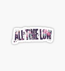All time low Sticker