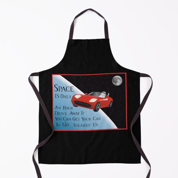 Item preview, Space is Only an Hour Drive Away Car Roadster in Space designed and sold by stuartsemporium.