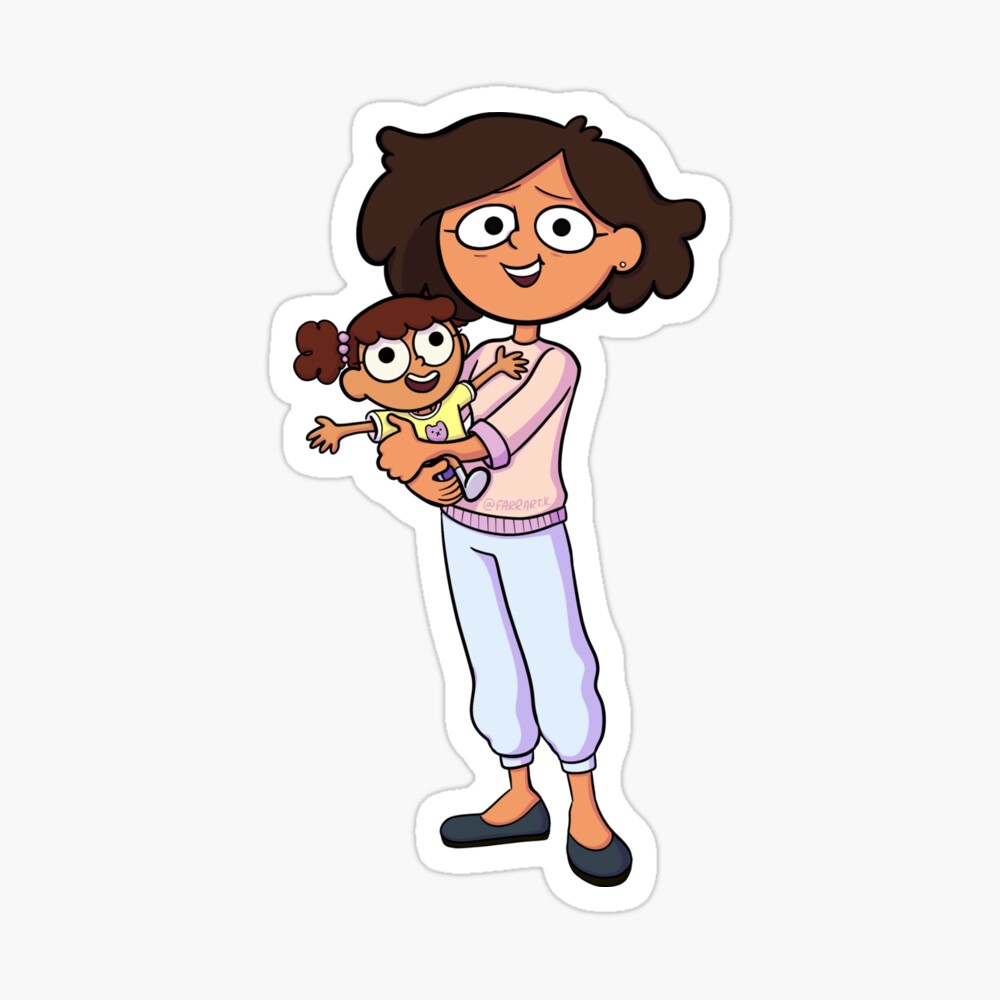 Anne and her Mom Poster for Sale by kat-farr | Redbubble
