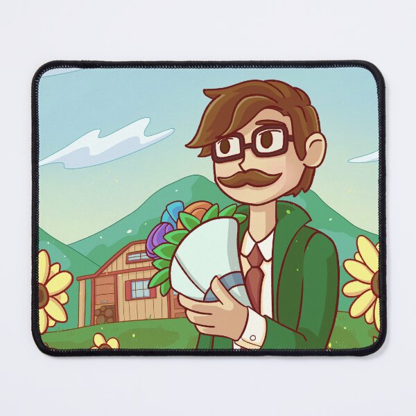 Aperçu de l'œuvre Un bouquet pour le Dr Harvey // Stardew Valley créée et vendue par AnizyArt.