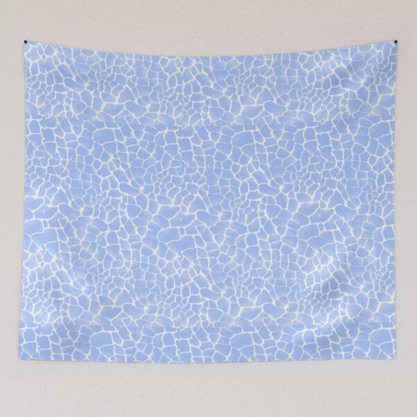 Item preview, Light Blue Snake Skin Pattern Print designed and sold by hannahvira.