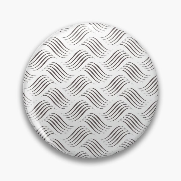 Item preview, Dark Brown and White Wavy Tessellation Pattern Pairs DE 2022 Popular Color Nomad DET697 designed and sold by ColorOfTheYears.