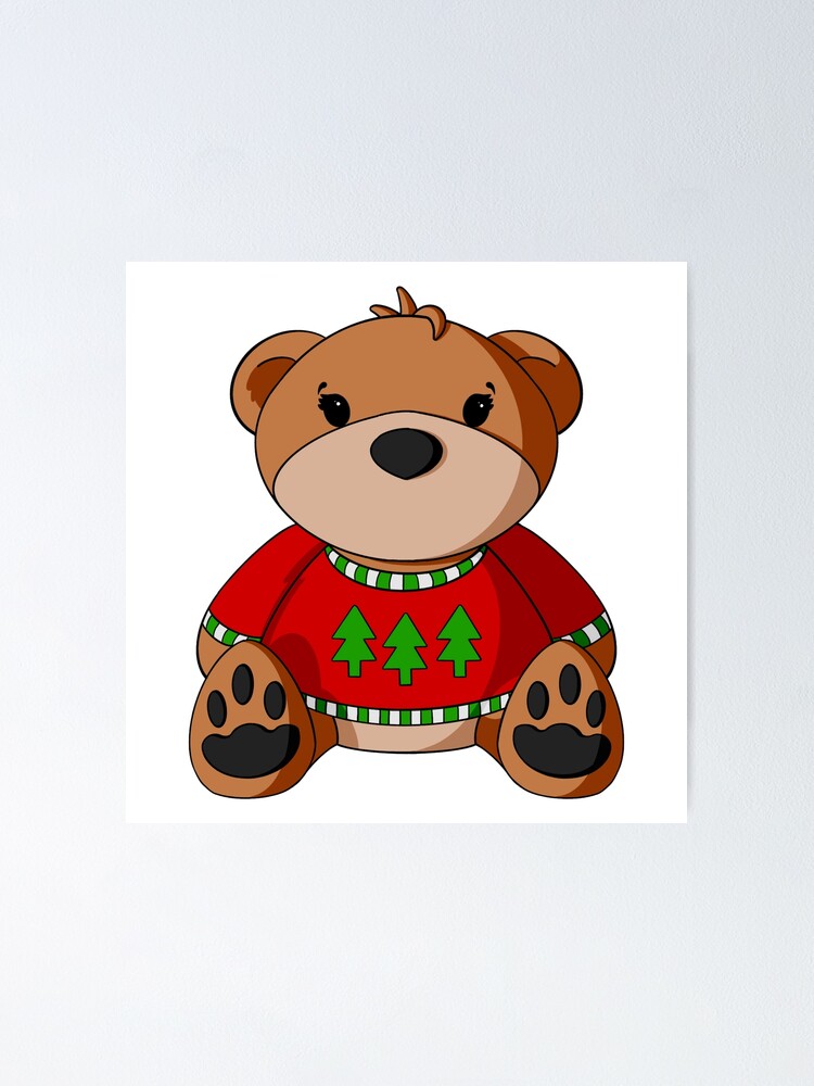 Teddy bear christmas on sale sweater