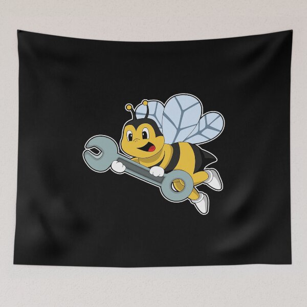 Item preview, Bee as Mechanic with Wrench designed and sold by Snabdesign84.