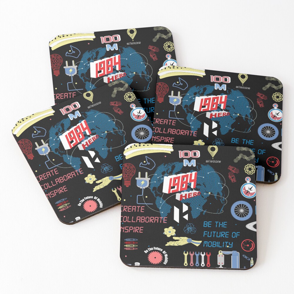 Item preview, Coasters (Set of 4) designed and sold by Rococodesigns.