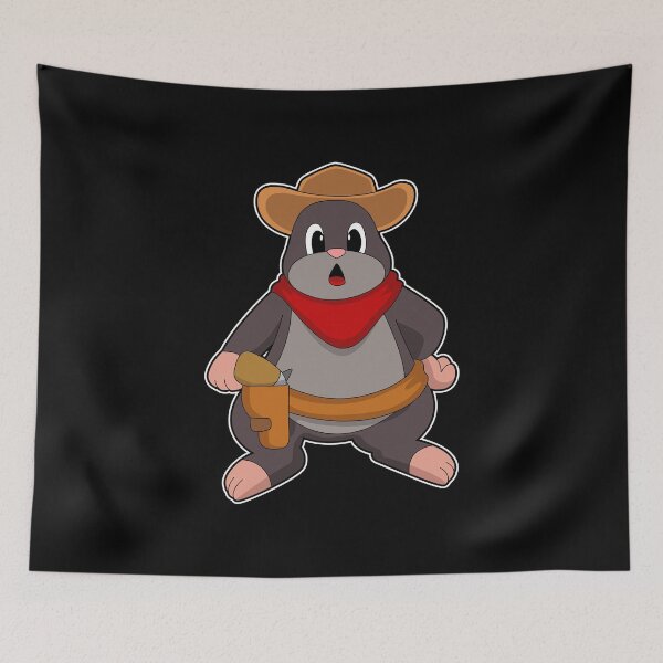 Item preview, Mole as Cowboy designed and sold by Snabdesign84.