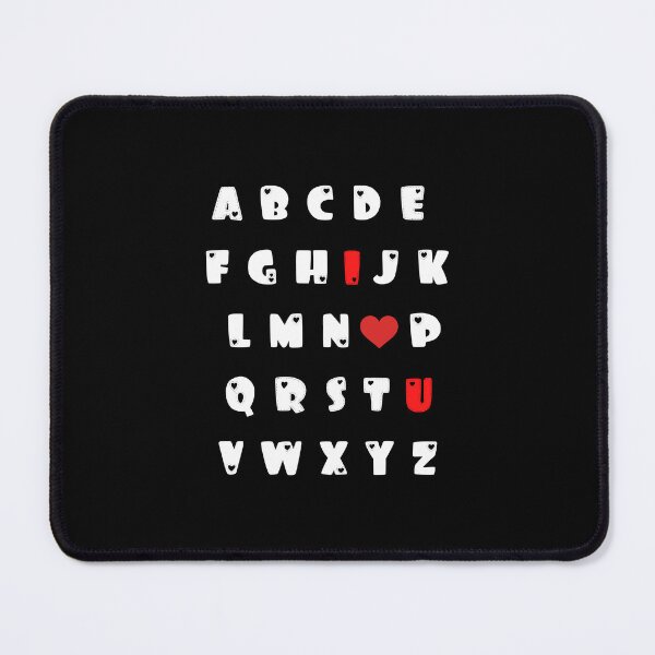 Item preview, Alphabet ABC I Love You For Celebrating Valentines Day designed and sold by goodimagedesign.