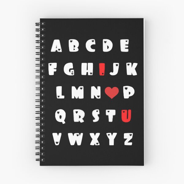 Item preview, Alphabet ABC I Love You For Celebrating Valentines Day designed and sold by goodimagedesign.