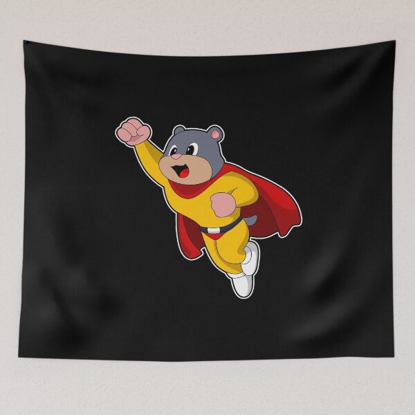 Item preview, Mole as Hero designed and sold by Snabdesign84.
