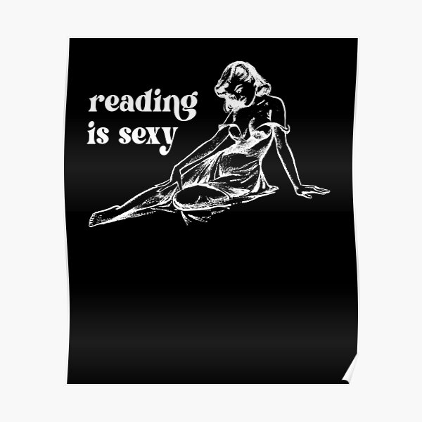 Pin Up Reading Is Sexy Poster For Sale By Gcfulla Redbubble