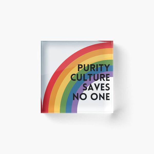 Item preview, Purity Culture Saves No One Rainbow designed and sold by tiredandbored.