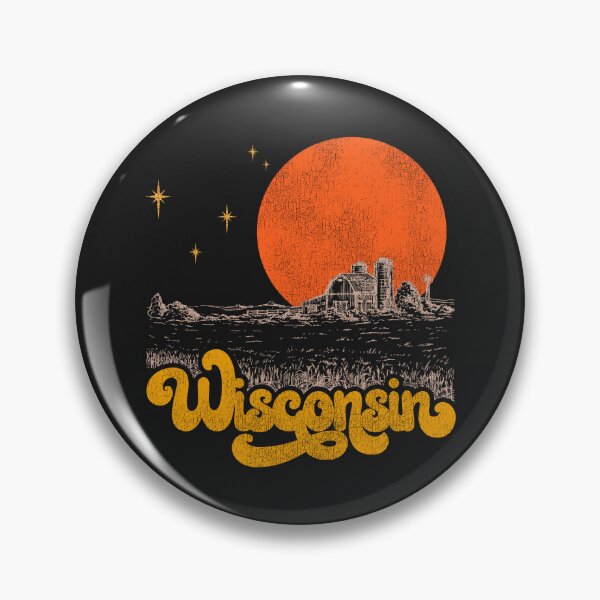 Item preview, Vintage State of Wisconsin Mid Century Distressed Aesthetic designed and sold by ourkid.