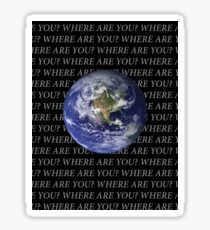 Where Are You? Sticker