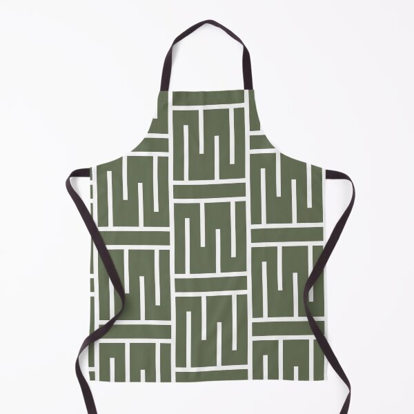 Item preview, Green and White Minimal Line Art Pattern 3 Pairs DE 2022 Popular Color Hinterland DET509 designed and sold by ColorOfTheYears.