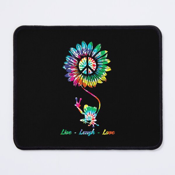 Item preview, Peace Love Frog Hippie Sunflower designed and sold by franktimothy.
