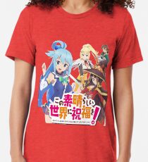 Camiseta de tejido mixto Konosuba, Kono Subarashi Sekai Ni Syukufuku Woi !!!