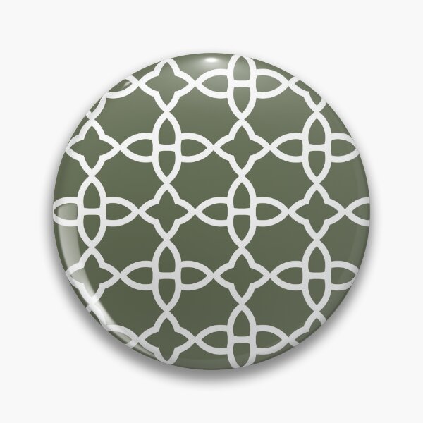 Item preview, Green and White Minimal Line Art Pattern 4 Pairs DE 2022 Popular Color Hinterland DET509 designed and sold by ColorOfTheYears.