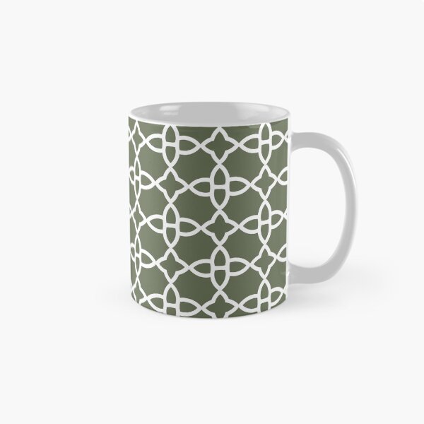 Item preview, Green and White Minimal Line Art Pattern 4 Pairs DE 2022 Popular Color Hinterland DET509 designed and sold by ColorOfTheYears.