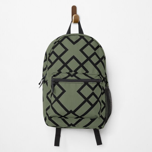 Item preview, Black and Green Minimal Line Art Pattern Pairs DE 2022 Popular Color Hinterland DET509 designed and sold by ColorOfTheYears.