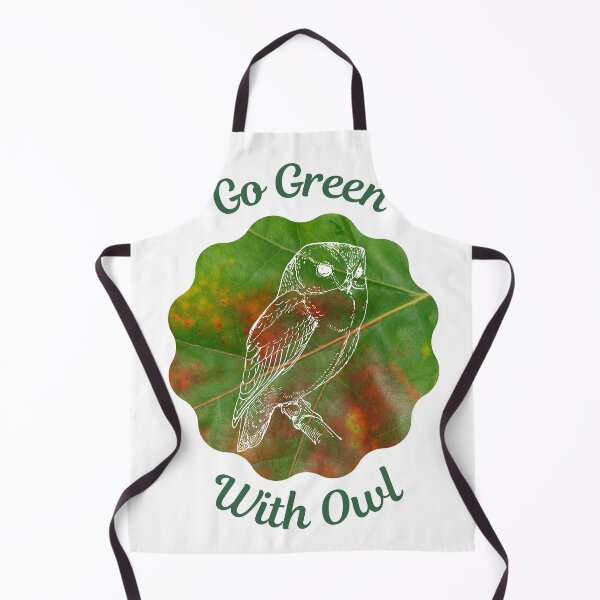 Item preview, Go Green With Owl designed and sold by kucingmaikan.