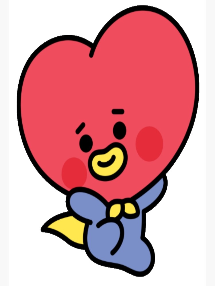 quot BTS BT21 CUTE TATA V CHARACTER TAEHYUNG CHARACTER quot Poster for