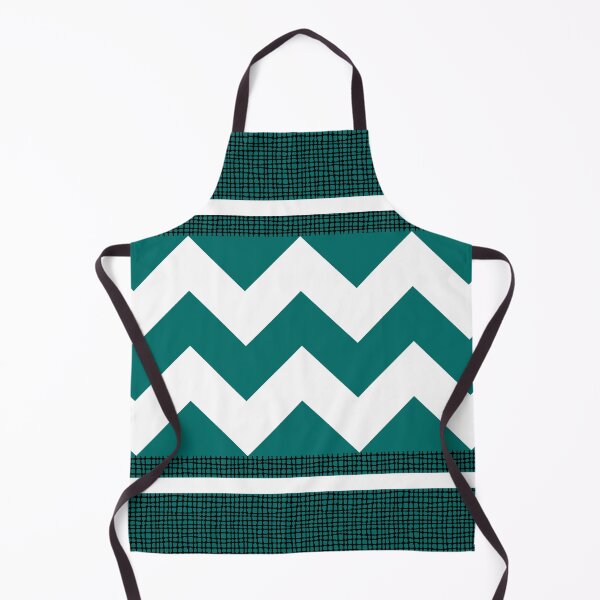 Item preview, Geometric Zig Zag Texture Pattern White and Teal Blue designed and sold by QuestingPixel.