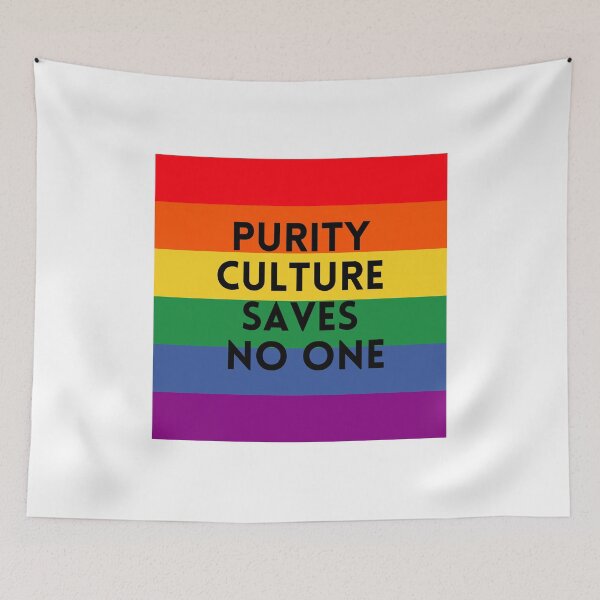 Item preview, Purity Culture Saves No One Rainbow. LGBTQ designed and sold by tiredandbored.