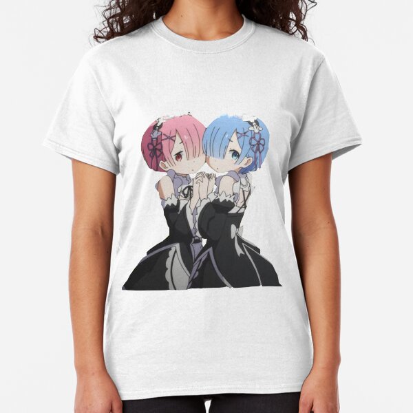 Hoody ReZero Rem Ram Anime Manga T Shirt Tee Re Zero Zip Hoodie