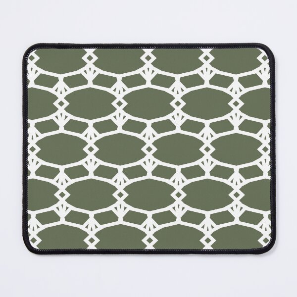 Item preview, Green and White Ornamental Shape Pattern 5 Pairs DE 2022 Popular Color Hinterland DET509 designed and sold by ColorOfTheYears.