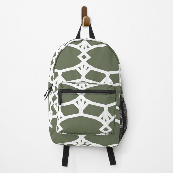 Item preview, Green and White Ornamental Shape Pattern 5 Pairs DE 2022 Popular Color Hinterland DET509 designed and sold by ColorOfTheYears.