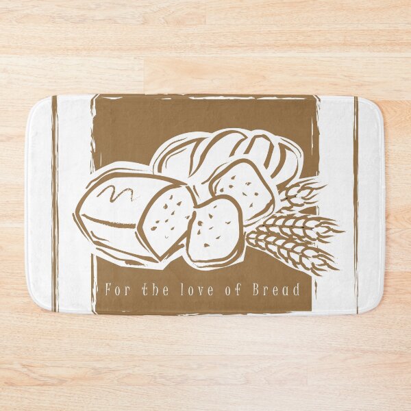 Item preview, Original Illustration of Food the Love of Bread Bakery Style with Wheat classic design designed and sold by DappleDesign.