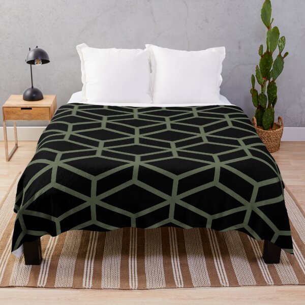 Item preview, Black and Green Tessellation Line Pattern 8 Pairs DE 2022 Popular Color Hinterland DET509 designed and sold by ColorOfTheYears.