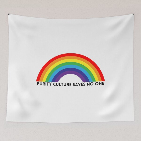 Item preview, Purity Culture Saves No One Rainbow 2 designed and sold by tiredandbored.